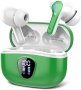 Нови Зелени Bluetooth 5.3 Безжични Слушалки с ENC Шумопотискане и Мощен Бас, снимка 1 - Bluetooth слушалки - 43265271