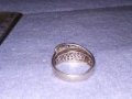 СТАР СТИЛЕН СРЕБЪРЕН ПРЪСТЕН СРЕБРО 925 РЪЧНА МАЙСТОРСКА РЕТРО АРТ ИЗРАБОТКА 36419, снимка 14