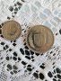 2 монети от 1 и 5 швейцарски франка