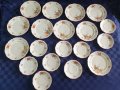 Старинни порцеланови барокови чинии с червен кант  -Schumann - Бавария , снимка 2