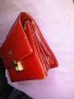 Борсета Чанта за ръка маркова със заключване естествена кожа 240х175мм нова, снимка 5