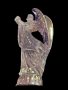 Декоративна стъклена фигура Ангел, снимка 1 - Декорация за дома - 43923559