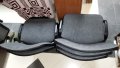 Стол - посетителски офис столове текстилна дамаска сива 5бр, снимка 13