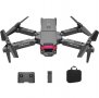 Drone F190 черен модел с LED, 4k камера, Wifi свързаност, сензор за гравитация, 360° ротация 