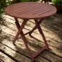 Маса сгъваема Muhler Meranti - Ø70xH74cm, дърво, снимка 2