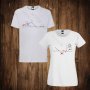 Тениски за двойки - Свети Валентин - мъжка тениска + дамска тениска , снимка 1 - Тениски - 27767678