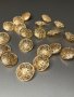 Луксозни златисти метални копчета, диаметър: 20мм/2см, кръгли, снимка 6