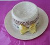 Лятна шапка с жълта панделка, снимка 2