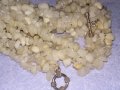 ПРЕКРАСНО КОЛИЕ ОГЪРЛИЦА от НАТУРАЛЕН БЯЛ ОПАЛ КАМЪЧЕТА РЪЧНО НАНИЗАНИ 34675, снимка 11