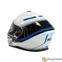 Модуларна Каска 166 - Размер S, M, L, XL - Бяло/Синьо, снимка 5