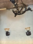 Продавам полилей с 2бр.стенни лампи, снимка 12