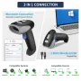 Bluetooth Баркод скенер четец IMHORESE C6150BT - Bluetooth 1D CCD баркод скенер, снимка 4