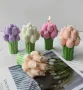 3D Букет с лалета лале цветя силиконов молд форма фондан гипс свещ сапун смола декор, снимка 6