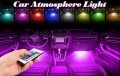 Интериорно LED RGB осветление за автомобил с дистанционно Car Atmosphere Light, снимка 2