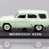 Москвич 423Н - мащаб 1:43 на DeAgostini моделът е нов в блистер, снимка 2 - Колекции - 40095542