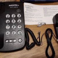 Стационарен телефон EUROTEL KXT -3014, снимка 4 - Стационарни телефони и факсове - 39048951