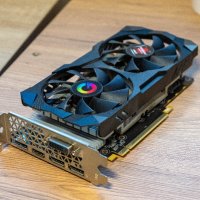 Като нова! Геймърска видео карта AMD Radeon 580 8 GB gaming видеокарта, снимка 1 - Видеокарти - 43376348