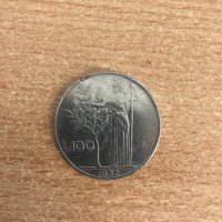 Монета Italiana lei 100 1966, снимка 1 - Нумизматика и бонистика - 44064958
