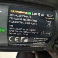 Акомулаторен прожектор LIVARNO Lux LAH55A2, снимка 8 - Къмпинг осветление - 40875075