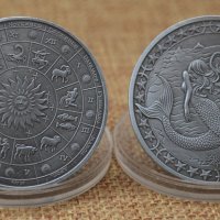 Монета зодия РИБИ, снимка 2 - Нумизматика и бонистика - 37372881