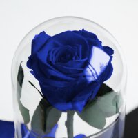 Оригинален Подарък за Жена / Синя Вечна Роза в Стъкленица / Естествена Роза Подарък за Имен Ден, снимка 10 - Други - 34470556