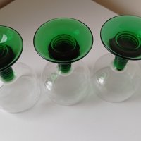 Ретро кристални чаши за вино, снимка 8 - Други ценни предмети - 35532610
