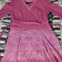 Розова рокля, снимка 1 - Рокли - 43258854