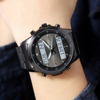 Мъжки часовник Skmei к2049с1 верижка неръждаема стомана, снимка 1 - Мъжки - 43750487
