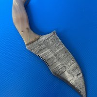 Нож от Дамаска стомана, снимка 2 - Ножове - 44014367