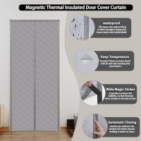 Нова Магнитна топлоизолирана завеса за врата 70 X 200 см Дом, снимка 4 - Други стоки за дома - 43212587