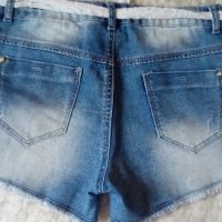 Къси дънкови панталонки нови, снимка 2 - Детски къси панталони - 33241025