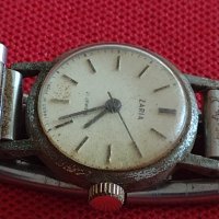 Стар дамски часовник ZARIA 17 JEWELS оригинална верижка за колекционери 41732, снимка 4 - Други ценни предмети - 43786983