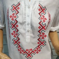 Дамска риза-туника с Шевици, трансферен печат, Етно мотив, България, снимка 14 - Ризи - 28361688