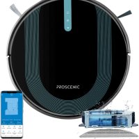 Прахосмукачка робот Proscenic 850T, Прахосмукачка и моп 3 в 1, APP / Alexa / Google, снимка 1 - Прахосмукачки - 40825756