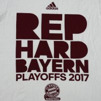 Adidas Bayern оригинална тениска L Адидас памучна фланелка, снимка 4 - Спортни дрехи, екипи - 40166390