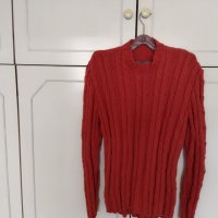 Ръчно плетен дамски пуловер, снимка 2 - Блузи с дълъг ръкав и пуловери - 34716150