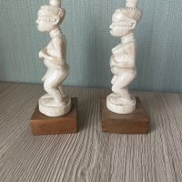 Двойка статуетки слонова кост, снимка 7 - Колекции - 35447439