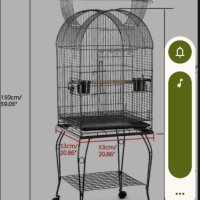 клетка за средеа и голяама птица, снимка 1 - За птици - 43222075