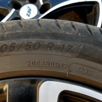 Alutec 17 5х108 лети джанти Волво Форд Пежо Ситроен Рено. 205/50/17 летни гуми Michelin Primacy 4, снимка 10 - Гуми и джанти - 43046436