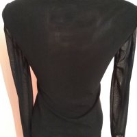 Дамска блуза с мрежест гръб, снимка 2 - Блузи с дълъг ръкав и пуловери - 28514869
