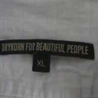 Мъжка ленена риза с дълъг ръкав Drykorn for Beautiful People, снимка 6 - Ризи - 25933824