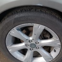 Лети джанти 17" с летни гуми Matador 215/55R17 dot.21, снимка 2 - Гуми и джанти - 43368521