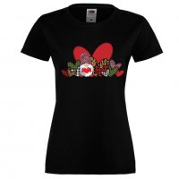 Дамска тениска Love Gnome Valentine's 14, снимка 2 - Тениски - 35552163