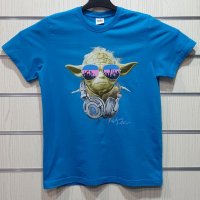 Нова мъжка тениска с трансферен печат Йода, Междузвездни войни (Star Wars), снимка 7 - Тениски - 28295608