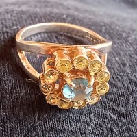 Сребърни дамски пръстени с камъни, снимка 11 - Пръстени - 43147211