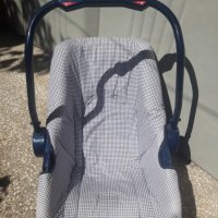 Тъмно синьо столче люлка за бебе до 10 кг, 0-6 месеца + подложка, снимка 6 - Детски шезлонги - 33284764