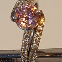 Сребърен пръстен с камъни , снимка 7 - Пръстени - 39262655