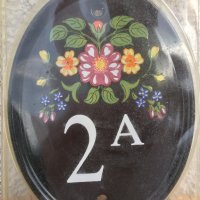 Керамична табела с номер “2А” за къща, апартамент, жилище, снимка 7 - Декорация за дома - 37827085