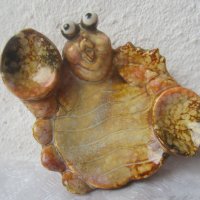 Керамика пепелник жаба, снимка 1 - Други - 33194927