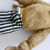 Стара играчка маймуна напълнена със слам , снимка 4 - Колекции - 43886650